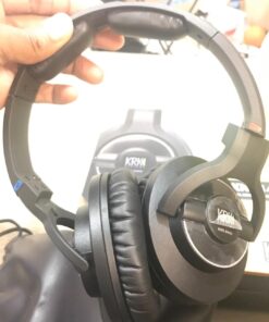 KRK KNS 8400 On-Ear Closed Back Circumaural Studio Monitor Headphones with Volume Control 24 61dkX0D OL