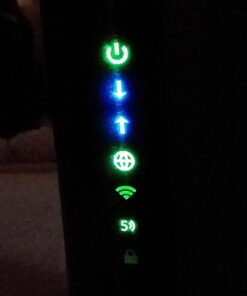 MOTOROLA MG7540 16x4 Cable Modem Plus AC1600 Dual Band Wi-Fi Gigabit Router with DFS, 686 Mbps Maximum DOCSIS 3.0 - Approved by Comcast Xfinity, Cox, Charter Spectrum, More 36 61dkXfK2sDL