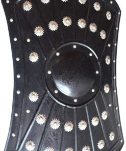 Medieval Barbarian Armor Templar Viking 18" Iron Shield ABS Rustic Vintage Home Decor Gifts 5 61dl lkos8L