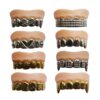 X Hot Popcorn 12 Pcs Funny Fake Gold Silver Teeth Ugly Fake Teeth Prank Plastic Troubled Teeth for Halloween Christmas Decoration 9 61dltSmLb L