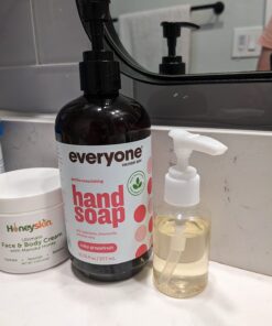 Face Wash, Facial Cleanser, Oil Cleanser - Helps as a Blackhead Remover with Organic Rosemary Oil, Shea Butter and Aloe Vera - Gentle Facewash To Soften, Soothe & Balance Skin, Made in USA, 4oz 31 61drHS0EHeL