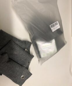 Activated Bamboo Charcoal Odor Absorber for Home, Nature Fresh Air Purifier Bags for Strong Odor Room Car and Shoes, Closet Freshener for Clothes 8 Packs 23 61dsr0aQZL