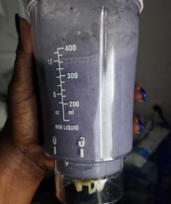 Hamilton Beach Portable Blender for Shakes and Smoothies with 14 Oz BPA Free Travel Cup and Lid, Durable Stainless Steel Blades for Powerful Blending Performance, White ( 51101V) 14 oz. 1 Jar 25 61dstYI G2L 1