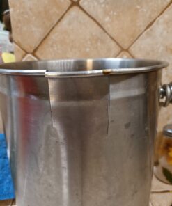 Utopia Kitchen Compost Bin for Kitchen Countertop - 1.3 Gallon Compost Bucket for Kitchen with Lid - Includes 1 Spare Charcoal Filter (Silver) Silver 43 61dwW4DIbpL