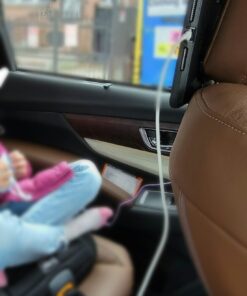 TFY Universal Car Headrest Mount, Fits 7-11 Inch Tablets - iPad, Samsung Galaxy Tab & Note, Adjustable Strap, Detachable, Portable, No Protruding Parts 46 61dwXVBm5KL 1