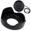Fotodiox Reversible Lens Hood Kit for E-Mount PZ 16-50mm F3.5-5.6 OSS E-Mount Power Zoom Lens, Reversible Tulip Flower Hood w/Cap 40 61dz9XrSi1L