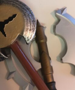 Hero's Edge G-L09 Latex Rubber Foam Double Blade Battle Axe Larp 3 61e 5soT5vL
