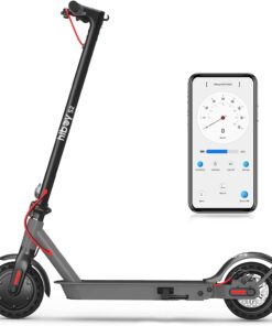 Hiboy S2/S2R Plus Electric Scooter, 8.5"/9" Tires, Up to 17/22 Miles Range, 350W Motor & 19 MPH Portable Folding Commuting Electric Scooter for Adults with Double Braking System and App S2 With Seat 46 61e 7RnMi0L 1