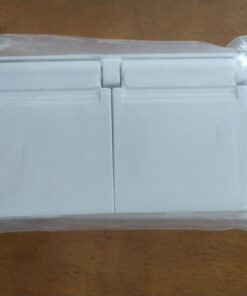RV Designer Snap Cover Oulet Plate, Weatherproof, AC Electrical White 20 61e IM8diTL