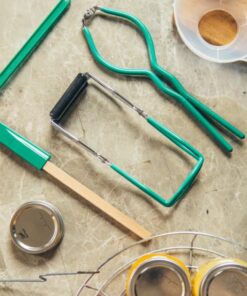 Alternative view of Granite Ware 9 Piece Enamelware Water bath Canning Pot (Speckled Black) with Canning Toolset, Colander and Rack. Canning Supplies Starter Kit, Canning Supplies. Canning Kit. 9 pc Set 21 Qt, 9 pc Canning Set Speckled Black