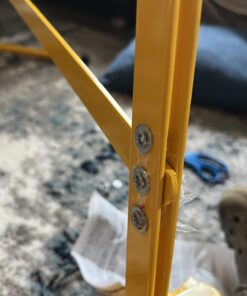 The Big Dig Sandbox Digger Excavator Crane with 360 Degree Rotation with Base Great for Sand, Dirt and Snow, Steel Outdoor Play Toy, Yellow 48 61e1sJkiteL