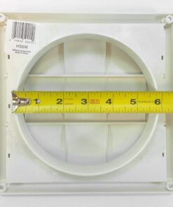 Deflecto Supurr-Vent Louvered Outdoor Dryer Vent Cover, 6 Inches Hood, White (HS6W) 7 61e3c6sejuL