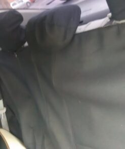 OxGord Car Seat Cover - Poly Cloth Solid Black with Front Low Bucket and 50-50 or 60-40 Rear Split Bench - Universal Fit for Cars, Truck, SUV, Van 53 61e4TbMMGkL