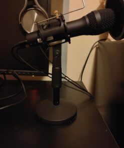 MAONO USB/XLR Podcast Dynamic Microphone, Studio Mic Kit with Volume Control, Shock Mount, Pop Filter, Ideal for Vocal, Instruments Recording, Voice Over, Live Streaming (HD300T) Black 45 61e5SpqBl L