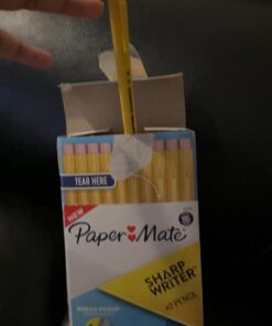 Paper Mate Mechanical Pencils, SharpWriter Pencils, 0.7mm, HB 2, Yellow, 36 Count 23 61e7c8GxwfL