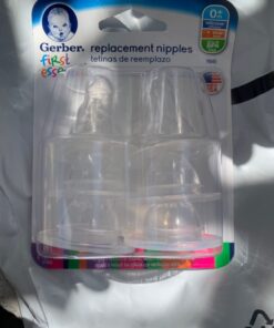 NUK First Essentials Silicone Baby Bottle Nipples, Slow Flow, 6 Pack 8 61eCEidjrVL