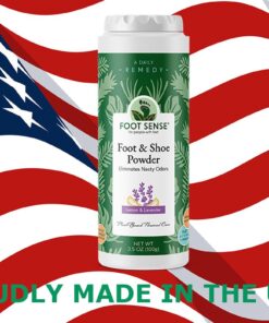 Natural Foot and Shoe Odor Eliminator – Talc-Free Shoe Deodorizer and Body Powder Neutralizes Smelly Odors – Long-Lasting, Fast-Acting Foot Powder for Kids and Adults – USA-Made by Foot Sense, 3.5 Oz. 22 61eCvg0y9cL