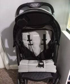 Kolcraft Cloud Plus Lightweight Easy Fold Compact Toddler Stroller and Baby Stroller for Travel, Large Storage Basket, Multi-Position Recline, Convenient One-hand Fold, 13 lbs - Slate Gray Slate Grey (Wheel Color May Vary) 37 61eDRktUlpL