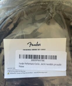 Fender Performance Series Instrument Cables (Straight-Right Angle) for electric guitar, bass guitar, electric mandolin, pro audio 10' Right Angle 19 61eEEr1tszL
