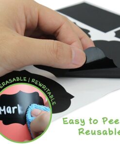 MMFB Arts & Crafts Chalk Markers - Liquid Chalk Paint Pens for Businesses, Restaurants, School, Blackboard, Window, Erasable, Non-Toxic, Water-Based, Reversible Tips Markers (2 pack Bright 3mm) 2 Bright 3mm 20 61eHmuQtX1L