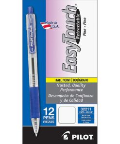 PILOT EasyTouch Refillable & Retractable Ballpoint Pens, Fine Point, Blue Ink, 12-Pack (32211) 16 61eJGHOQJL