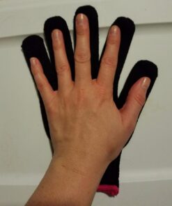 Kiloline Professional Heat Resistant Glove for Hair Styling Heat Blocking for Curling, Flat Iron and Curling Wand Suitable for Left and Right Hands 32 61eJJB246lL