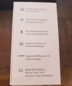 Google Chromecast Ultra 23 61eLH Qg0GL