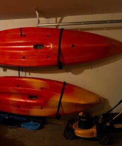 Best Marine and Outdoors Kayak Storage Rack, 2 Premium Wall Mount Racks for Kayaks & SUP Paddle Boards, 125lb Weight Capacity, Indoor Outdoor Paddleboard & Kayaking Accessories 50 61eN1t1WY5L