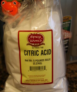Spicy World Citric Acid 5 LB Bag | 100% Pure, Food Grade & Non-GMO | Versatile Citric Acid Powder for Cleaning, Bath Bombs, Preserving | Fine Granular | Premium Quality 5 Pound (Pack of 1) 39 61eP89GZ4LL 1