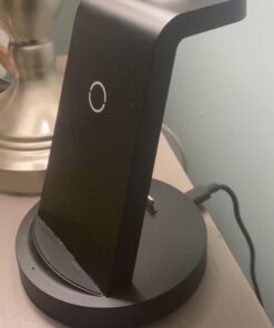 3 in 1 Charging Station for iPhone, Wireless Charger for iPhone 15 14 13 12 11 X Pro Max & Apple Watch - Charging Stand Dock for AirPods 3/2/1/Pro Black 39 61eQ11lJrL 1