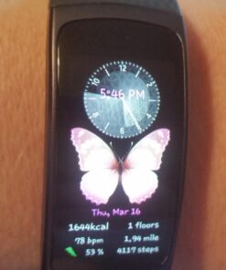 IQShield Screen Protector Compatible with Samsung Gear Fit2 (Gear Fit 2)(6-Pack) Anti-Bubble Clear TPU Film 48 61eR2KXXNPL