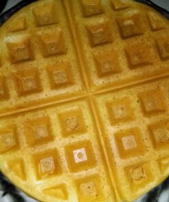 Oster Belgian Waffle Maker with Adjustable Temperature Control, Non-Stick Plates and Cool Touch Handle, Makes 8" Waffles, Stainless Steel 43 61eROJVrnNL