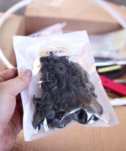 GOOACC 40PCS Nylon Bumper Fastener Rivet Clips 8mm for GM 21030249 Ford N807389S & Chrysler 6503598 Automotive Assembly Expansion Screws Kit 40PCS Fastener Clips 8mm 38 61eRwcZOZdL 3