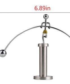 Sunnytech Steel Balance Physics Toy Weightlifter Kinetic Art Balance Toy Balancing Decompressive Science Home Office Toy for Desk Decor Toy WJ020 15 61eSHN4h84L