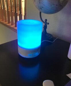 Essential Oil Diffuser Humidifier (300 ml) BPA Free Air Diffusers for Essential Oils - Light Therapy & Aromatherapy Diffuser Air Humidifier - Auto Shut Off with 4 Timer Settings & 7 Mood Color Lights 51 61eTVK1oq5L 1