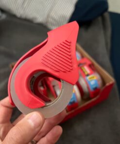 Scotch Heavy Duty Shipping Packing Tape, Clear, Holiday Shipping Supplies, 1.88 in. x 22.2 yd., 6 Tape Rolls with Dispensers 6 Count 50 61eUnvuCnqL