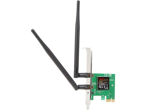 Rosewill Wireless N300 PCI-E WiFi Adapter, 300 Mbps (2.4 GHz) PCI Express Network Card for PC PCIE N300