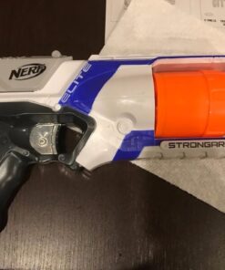 NERF N Strike Elite Strongarm Toy Blaster with Rotating Barrel (Amazon Exclusive) White 39 61eUxcwLEQL