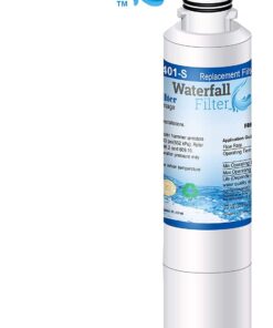Waterfall Filter - Refrigerator Water Filter Comptaible with DA29-00020B , DA29-00020A, HAF-CIN/EXP, HAF-CIN, DA97-08006A, 469101, RF28HMEDBSR, RF4287HARS 5 61eUxqJVkdL