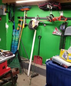 Rubbermaid FastTrack Alloy Steel Garage Storage System Rail, 84", Extra Durable Garage Organization for Yard Tools, Sports Equipment, Ladders 84" Rail 37 61eXx31kp5L