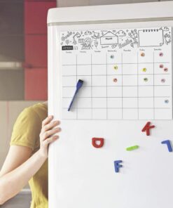 ARTEZA ARTZ-8640 Magnetic-Message-Boards, White (Monthly Calendar), 17x13 inches 9 61eY5W0KiJL