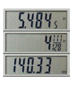 iGaging IP54 Electronic Digital Caliper 0-6" Display Inch/Metric/Fractions Stainless Steel Body 6" 21 61eZuNfQu9L