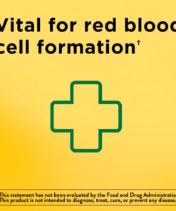 Nature Made Iron 65 mg (325 mg Ferrous Sulfate) Tablets, Dietary Supplement for Red Blood Cell Support, 180 Tablets, 180 Day Supply Unflavored 180 Count (Pack of 1) 20 61eaqbSImUL