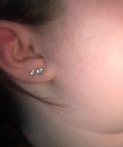 Jstyle Stud Earrings for Women Mens Stainless Steel Earrings, 3-8mm Round Cubic Zirconia Earrings Studs Ear Piercing Jewelry Set Silver Tone 31 61eb6DwEoHL