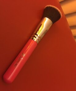 Flat Top Kabuki Foundation Brush - Premium Makeup Face Brush For Liquid, Cream, Powder - Blending, Buffing, Stippling Brush - Pro Quality Synthetic Dense Bristles Pink 36 61ebs8 pA5L