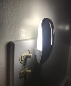 Sensky Motion Sensor Night Light Eye Friendly Front Low Light and Bright Back Light Design Night Lights for Bathroom Hallway (Warm White) 1 pack with PIR motion sensor 18 61edBHucjrL