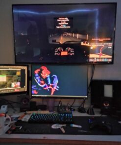 Mounting Dream UL Listed TV Wall Mount for Most 26-55 Inch TVs, Full Motion TV Mount with Perfect Center Design, Articulating Wall Mount TV Bracket Swivel and Tilt, Max VESA 400x400mm, Up to 77LBS 46 61edpLieSEL