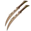United Cutlery The Hobbit Fighting Knives of Tauriel Replica – Officially Licensed, Certificate of Authenticity, Stainless Steel Blades, Wall Mount Display – Gift Idea for LOTR Fans – 20 1/2” Overall 3 61eeBXIJzlL