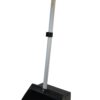 Janico 1085 Commercial Lobby Dustpan Upright, Aluminum Handle, 37” Length, Black 1