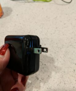 Anker Dual USB Wall Charger, PowerPort II 24W, Ultra-Compact Travel Charger with PowerIQ Technology and Foldable Plug, for iPhone XS/Max/XR/X/8/7/6/Plus, iPad Pro/Air 2/mini 4, Galaxy S9/S8/+ and More Black 42 61eeT9BHBsL